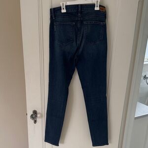 PAIGE Deep Blue Straight Leg Women's Jeans